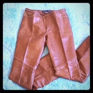 Gap Genuine Leather Boot Cut Pants